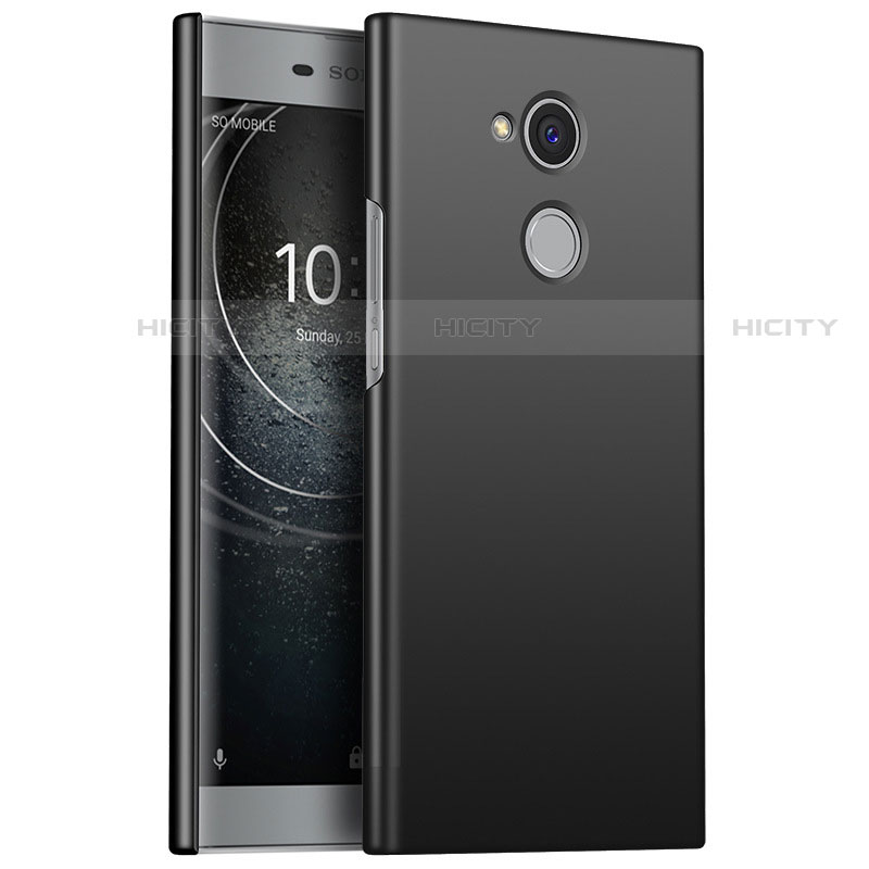 Handyhülle Hülle Kunststoff Schutzhülle Tasche Matt M01 für Sony Xperia L2 Schwarz