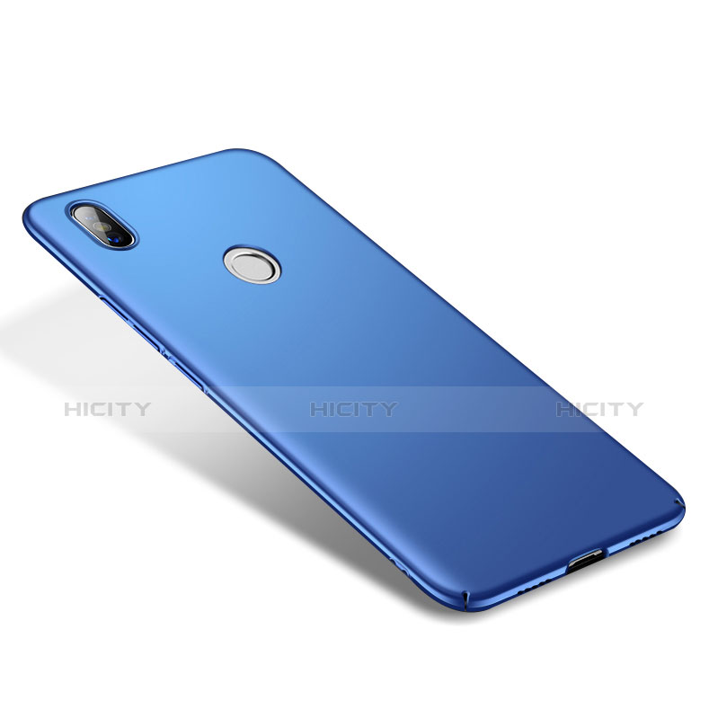 Handyhülle Hülle Kunststoff Schutzhülle Tasche Matt M01 für Xiaomi Mi 8 Blau Plus