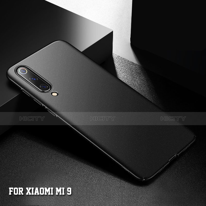 Handyhülle Hülle Kunststoff Schutzhülle Tasche Matt M01 für Xiaomi Mi 9 Schwarz Plus