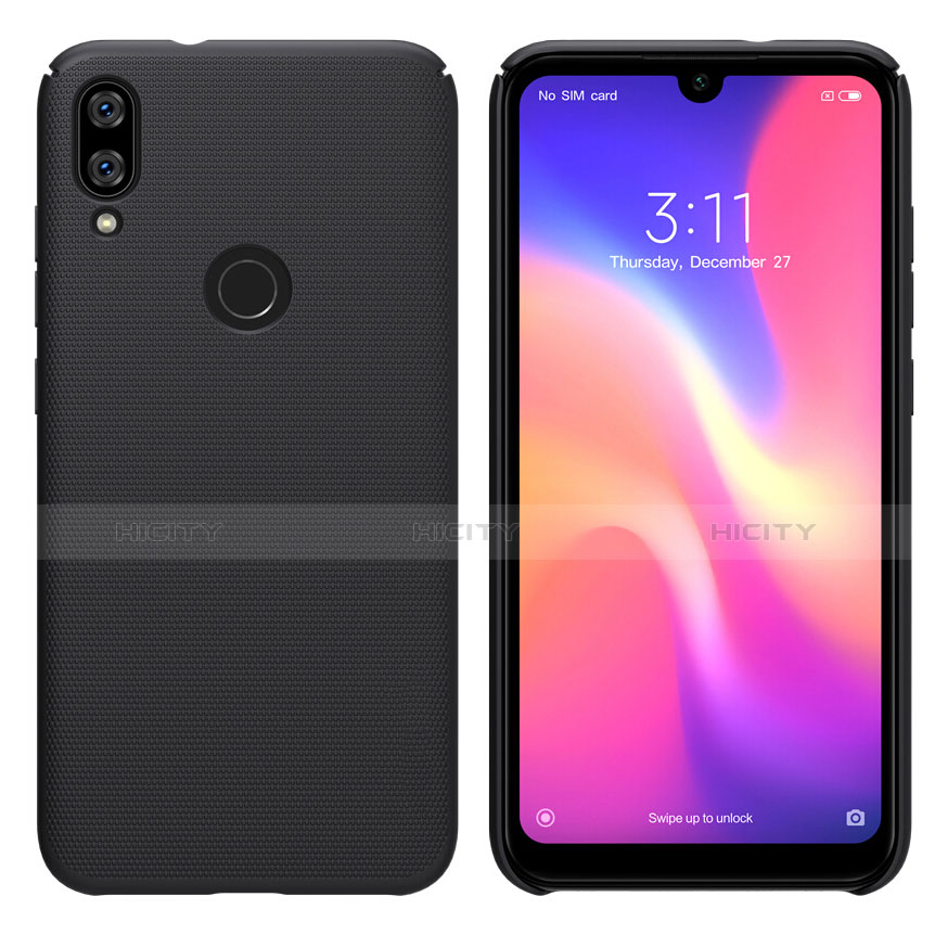 Handyhülle Hülle Kunststoff Schutzhülle Tasche Matt M01 für Xiaomi Mi Play 4G Schwarz Plus