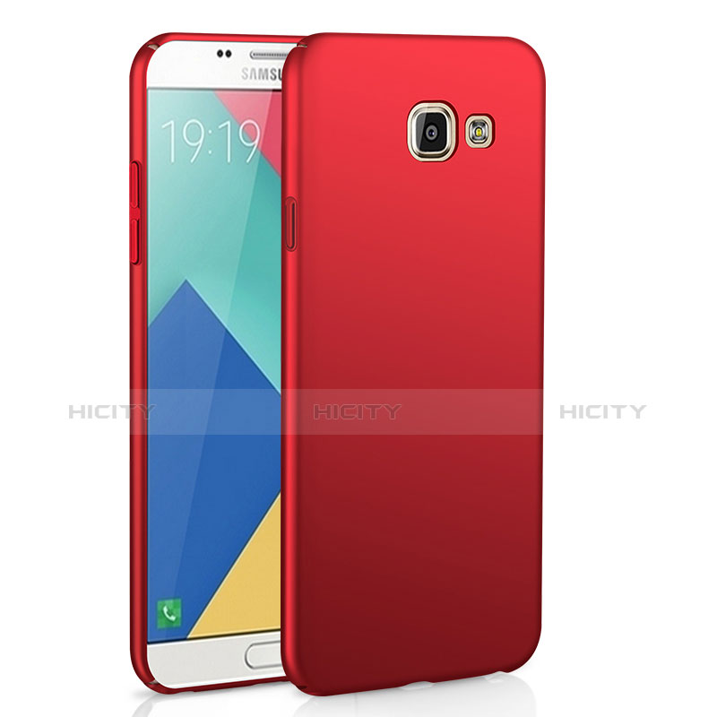 Handyhülle Hülle Kunststoff Schutzhülle Tasche Matt M02 für Samsung Galaxy A9 (2016) A9000 Rot