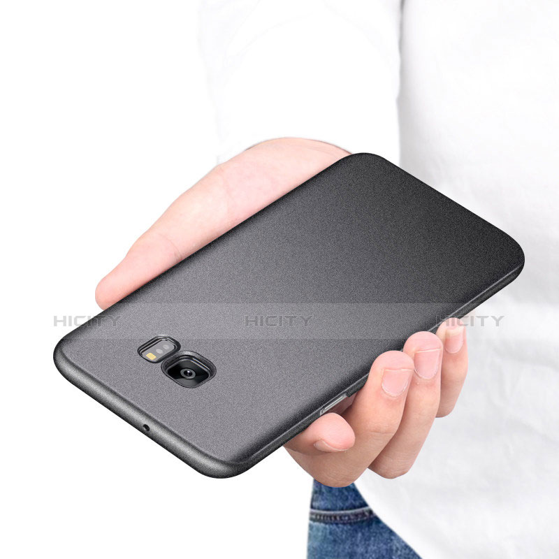 Handyhülle Hülle Kunststoff Schutzhülle Tasche Matt M02 für Samsung Galaxy S7 Edge G935F groß