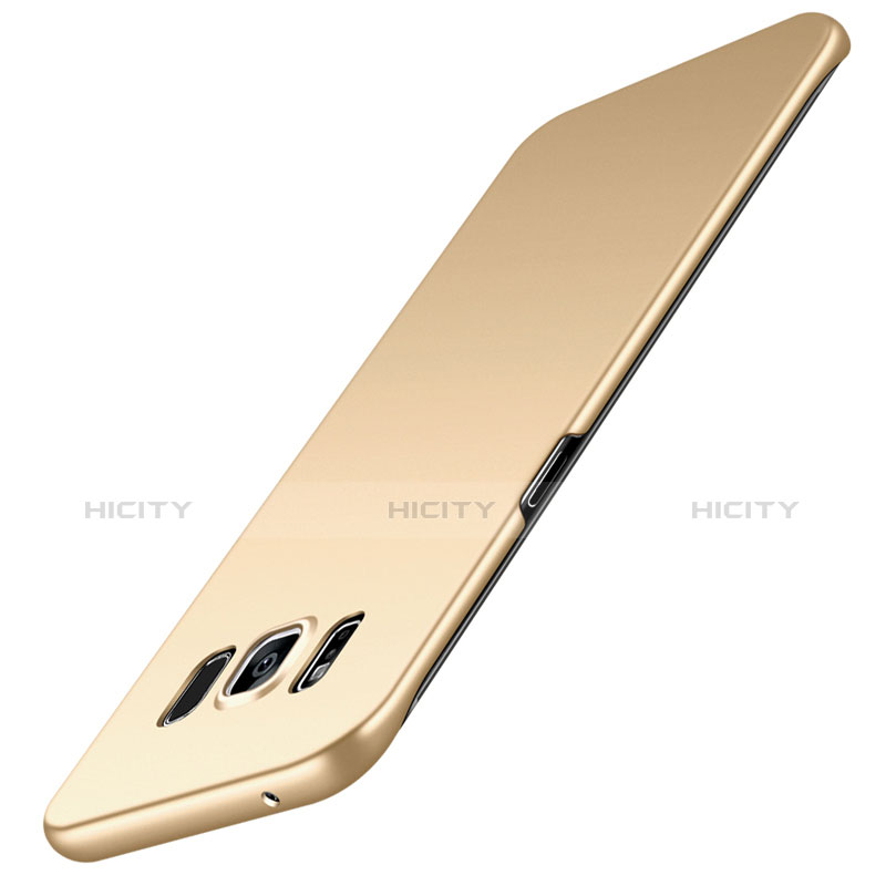 Handyhülle Hülle Kunststoff Schutzhülle Tasche Matt M02 für Samsung Galaxy S8 Plus Gold Plus