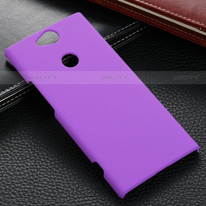 Handyhülle Hülle Kunststoff Schutzhülle Tasche Matt M02 für Sony Xperia XA2 Plus Violett Plus