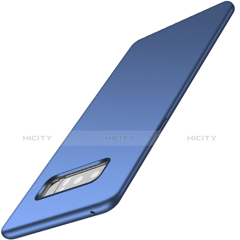 Handyhülle Hülle Kunststoff Schutzhülle Tasche Matt M04 für Samsung Galaxy Note 8 Blau Plus