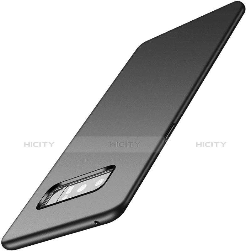 Handyhülle Hülle Kunststoff Schutzhülle Tasche Matt M04 für Samsung Galaxy Note 8 Schwarz