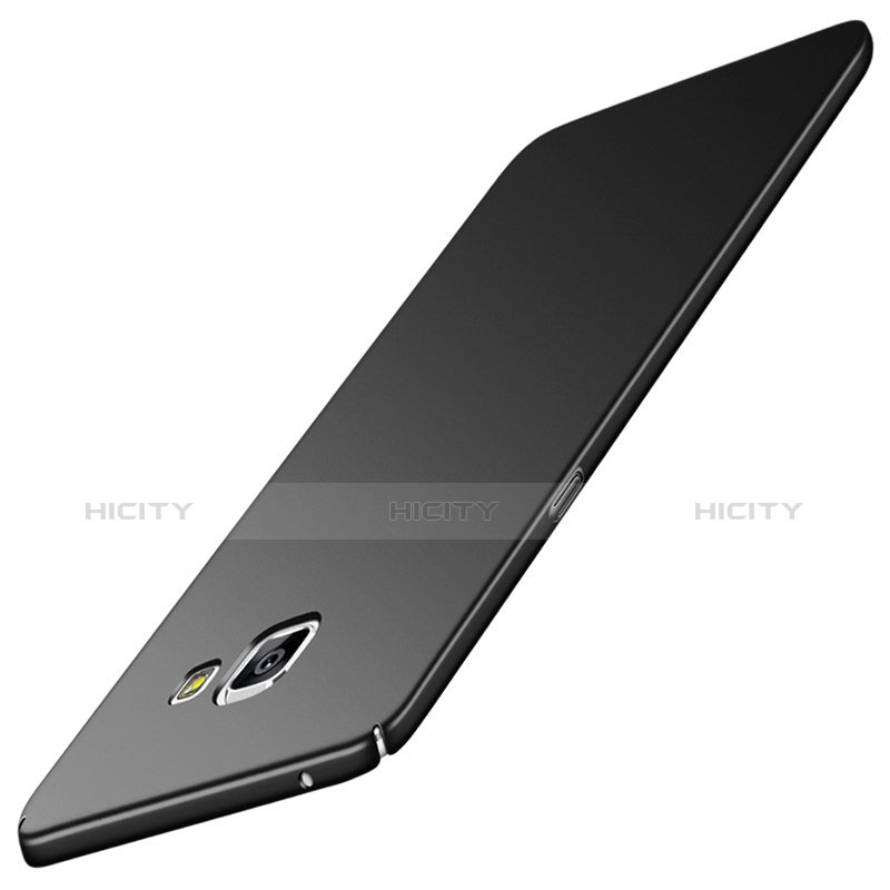 Handyhülle Hülle Kunststoff Schutzhülle Tasche Matt M05 für Samsung Galaxy A9 Pro (2016) SM-A9100 Schwarz Plus