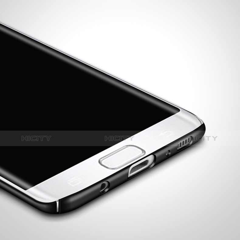 Handyhülle Hülle Kunststoff Schutzhülle Tasche Matt mit Fingerring Ständer A01 für Samsung Galaxy S7 Edge G935F groß