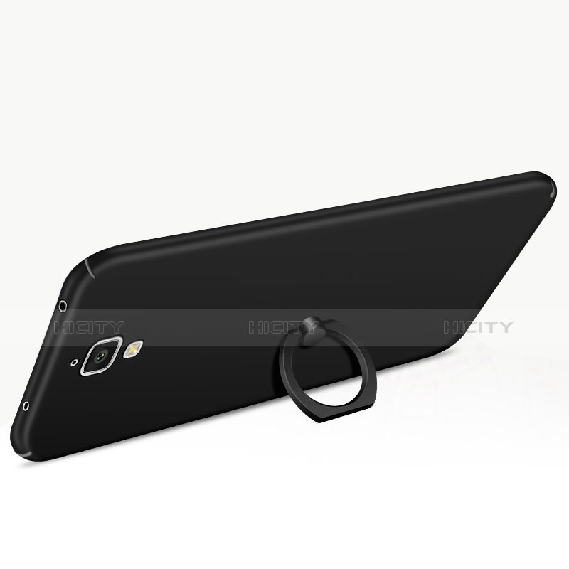 Handyhülle Hülle Kunststoff Schutzhülle Tasche Matt mit Fingerring Ständer A01 für Xiaomi Mi 4 LTE groß