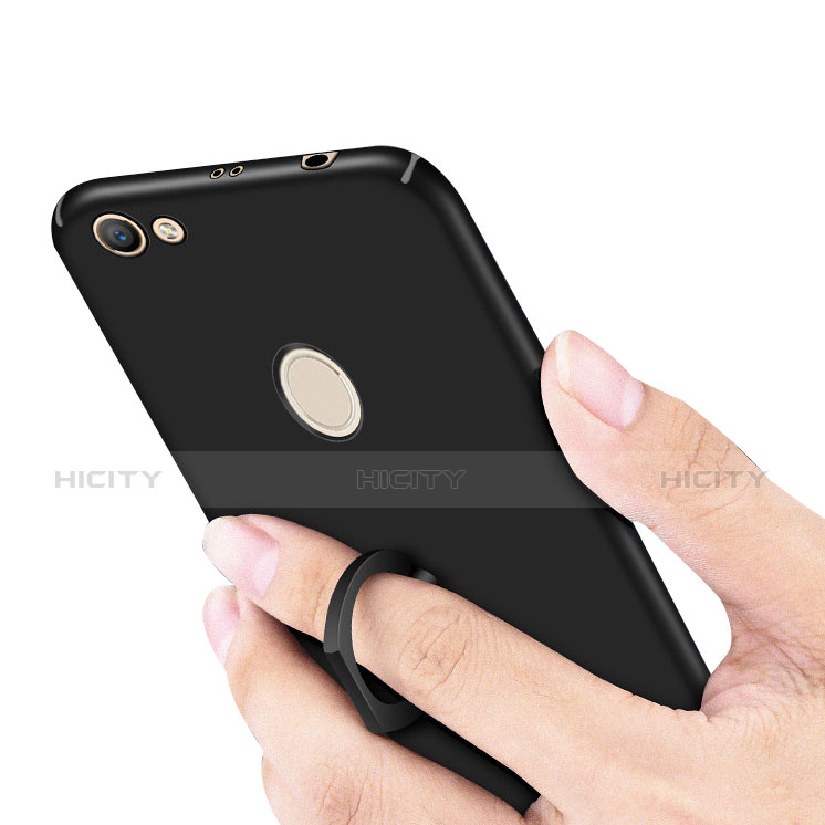 Handyhülle Hülle Kunststoff Schutzhülle Tasche Matt mit Fingerring Ständer A01 für Xiaomi Redmi Note 5A High Edition groß