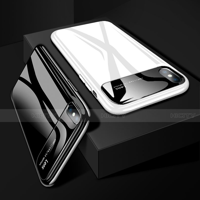 Handyhülle Hülle Kunststoff Schutzhülle Tasche Matt mit Magnetisch Fingerring Ständer A01 für Apple iPhone Xs