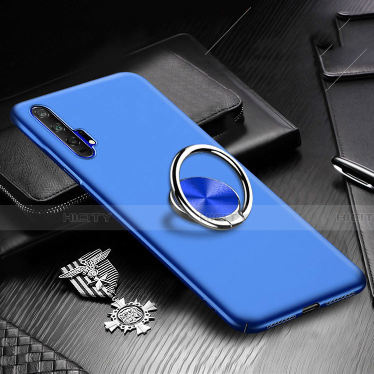 Handyhülle Hülle Kunststoff Schutzhülle Tasche Matt mit Magnetisch Fingerring Ständer A01 für Huawei Honor 20 Pro