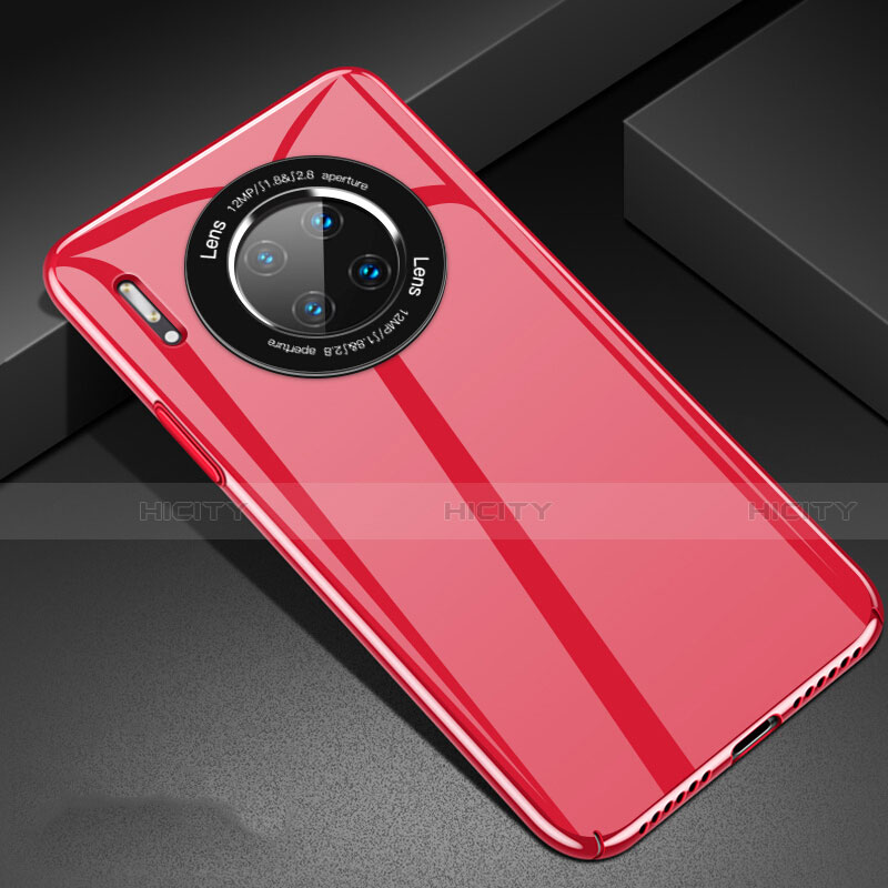 Handyhülle Hülle Kunststoff Schutzhülle Tasche Matt P01 für Huawei Mate 30 5G Rot Plus