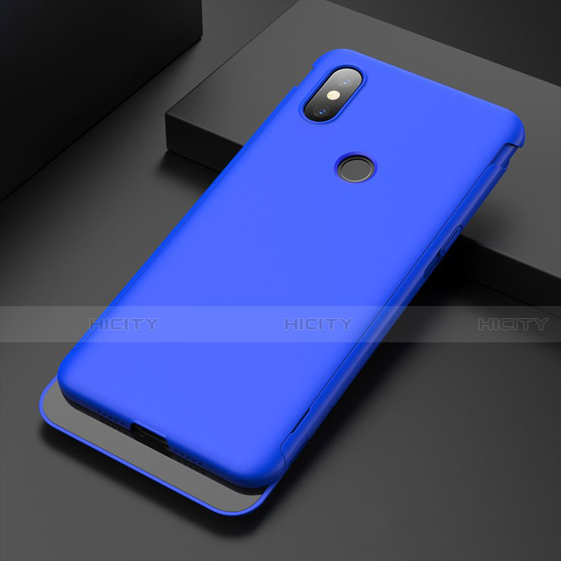 Handyhülle Hülle Kunststoff Schutzhülle Tasche Matt P01 für Xiaomi Mi Mix 3 Blau Plus