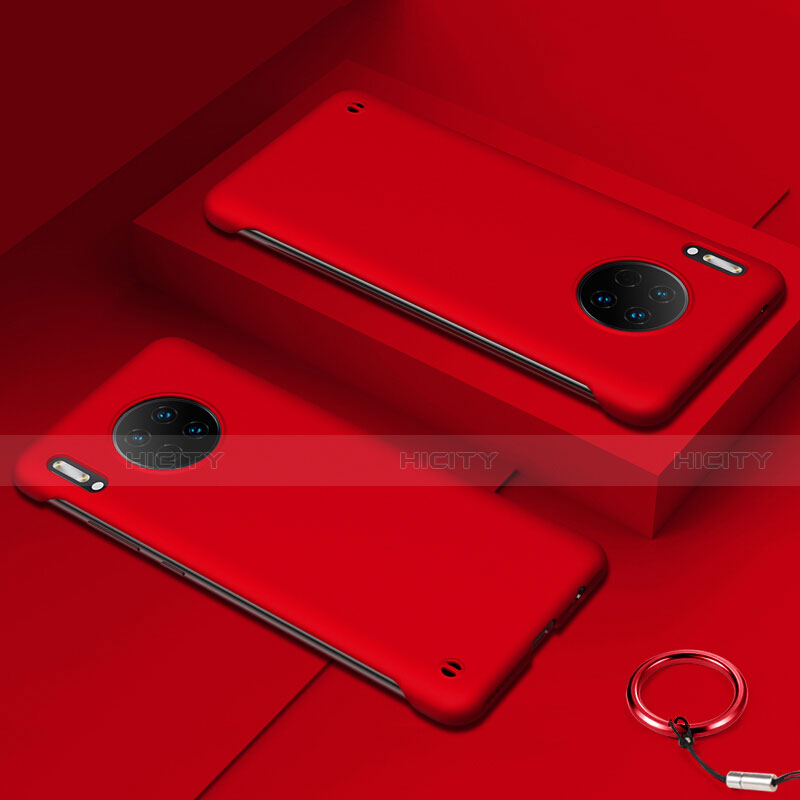 Handyhülle Hülle Kunststoff Schutzhülle Tasche Matt P02 für Huawei Mate 30 Rot Plus