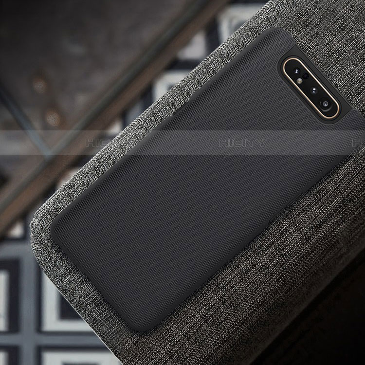 Handyhülle Hülle Kunststoff Schutzhülle Tasche Matt P02 für Samsung Galaxy A80