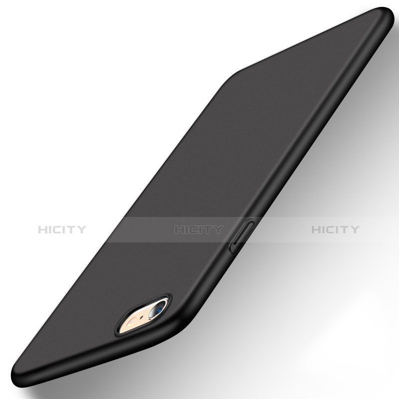 Handyhülle Hülle Kunststoff Schutzhülle Tasche Matt P08 für Apple iPhone 6S Schwarz Plus