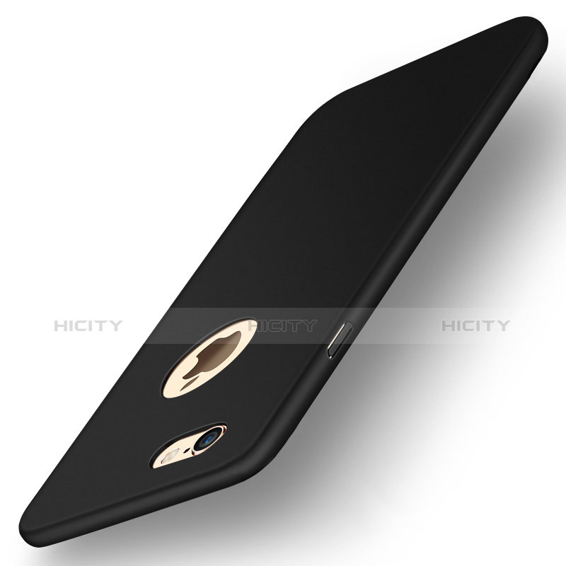 Handyhülle Hülle Kunststoff Schutzhülle Tasche Matt P09 für Apple iPhone 6 Schwarz Plus
