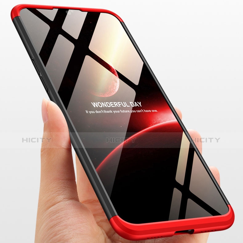 Handyhülle Hülle Kunststoff Schutzhülle Tasche Matt Vorder und Rückseite 360 Grad für OnePlus 6T groß