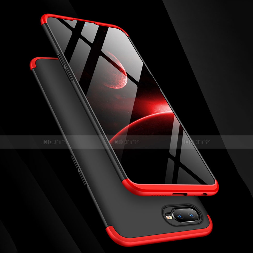 Handyhülle Hülle Kunststoff Schutzhülle Tasche Matt Vorder und Rückseite 360 Grad für Oppo RX17 Neo groß