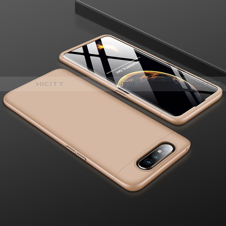 Handyhülle Hülle Kunststoff Schutzhülle Tasche Matt Vorder und Rückseite 360 Grad für Samsung Galaxy A80 groß
