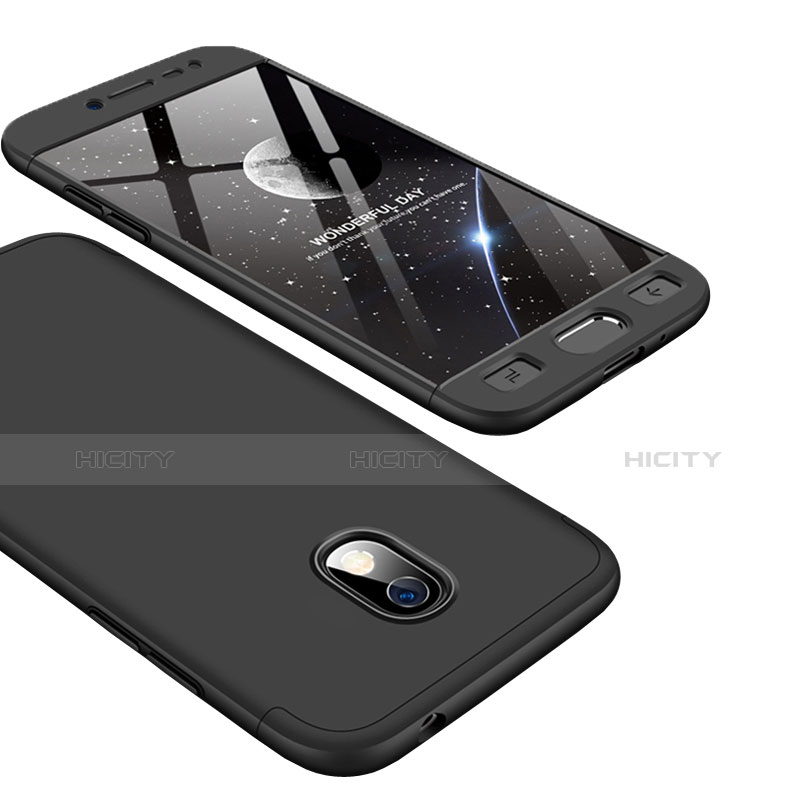 Handyhülle Hülle Kunststoff Schutzhülle Tasche Matt Vorder und Rückseite 360 Grad für Samsung Galaxy J7 Pro