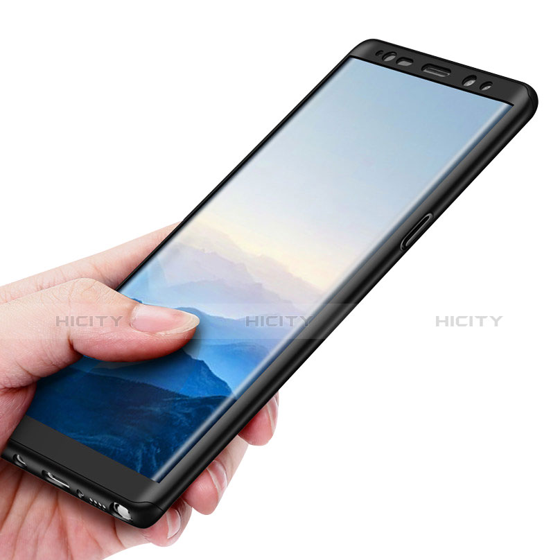Handyhülle Hülle Kunststoff Schutzhülle Tasche Matt Vorder und Rückseite 360 Grad für Samsung Galaxy Note 8