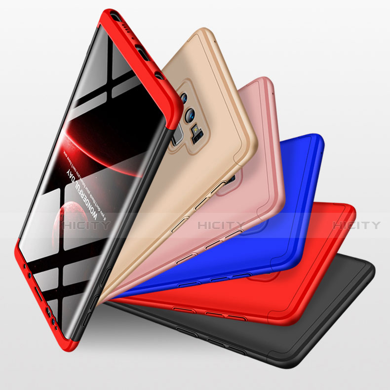 Handyhülle Hülle Kunststoff Schutzhülle Tasche Matt Vorder und Rückseite 360 Grad für Samsung Galaxy Note 9