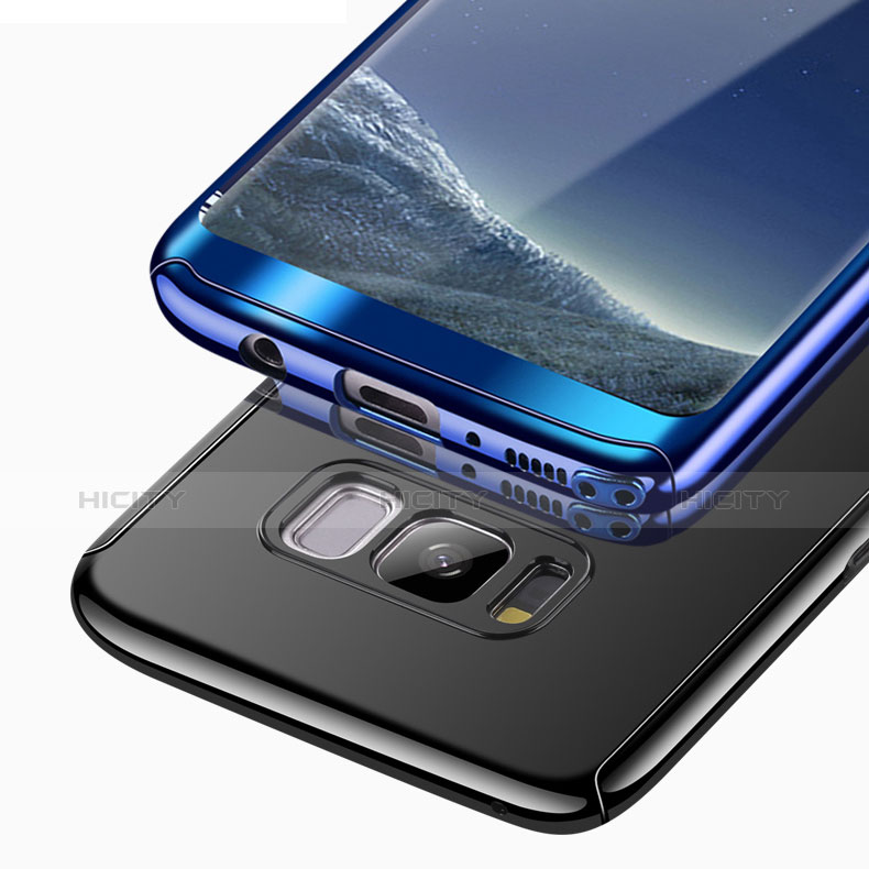 Handyhülle Hülle Kunststoff Schutzhülle Tasche Matt Vorder und Rückseite 360 Grad für Samsung Galaxy S8 groß