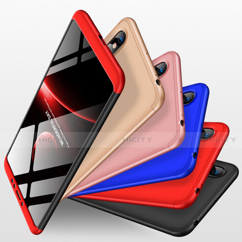 Handyhülle Hülle Kunststoff Schutzhülle Tasche Matt Vorder und Rückseite 360 Grad für Xiaomi Mi Max 3