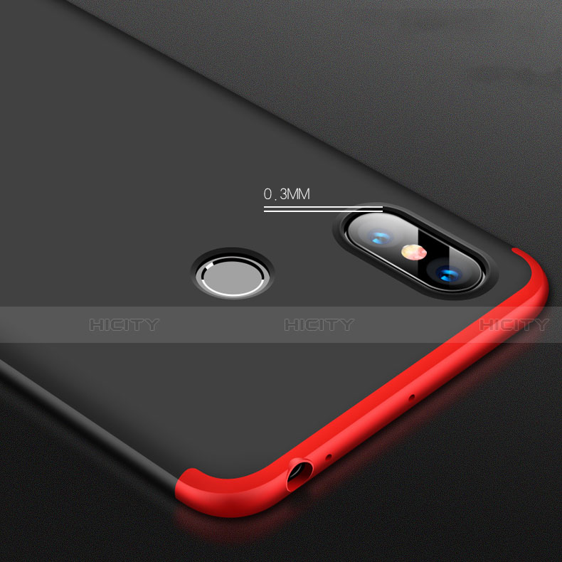 Handyhülle Hülle Kunststoff Schutzhülle Tasche Matt Vorder und Rückseite 360 Grad für Xiaomi Mi Max 3