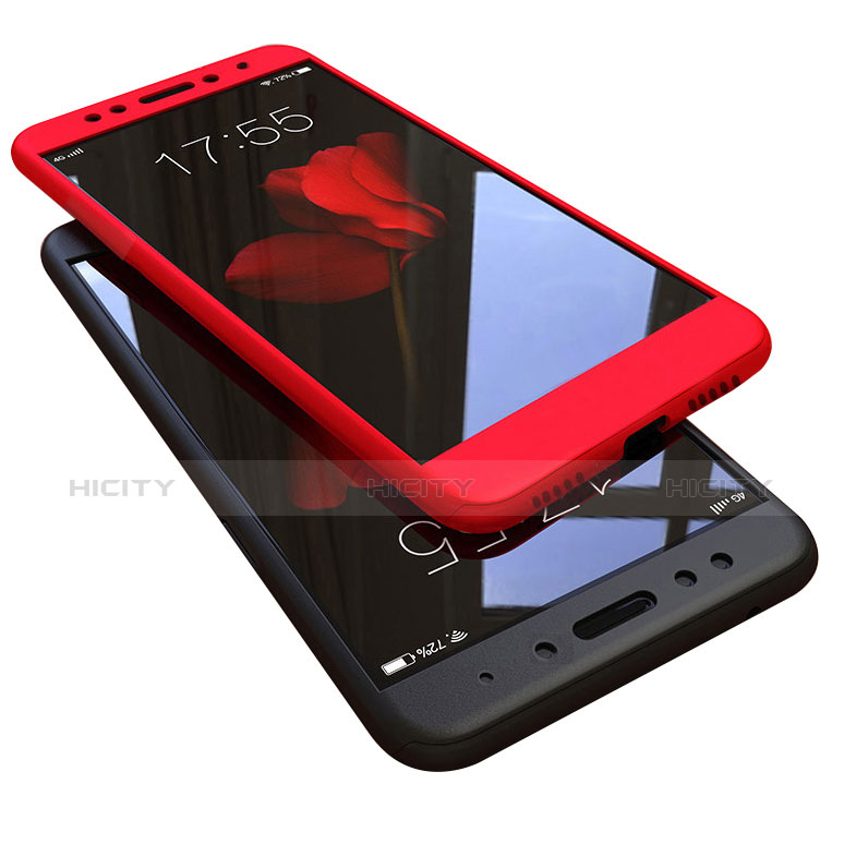 Handyhülle Hülle Kunststoff Schutzhülle Tasche Matt Vorder und Rückseite 360 Grad für Xiaomi Redmi 5
