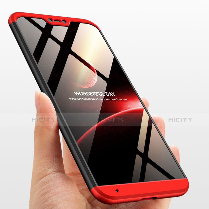 Handyhülle Hülle Kunststoff Schutzhülle Tasche Matt Vorder und Rückseite 360 Grad für Xiaomi Redmi 6 Pro