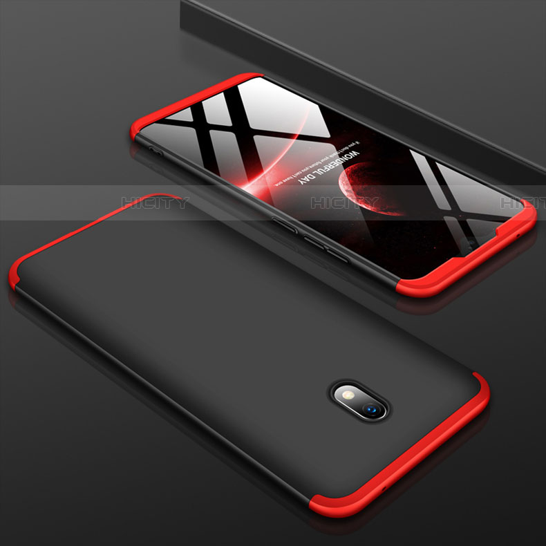 Handyhülle Hülle Kunststoff Schutzhülle Tasche Matt Vorder und Rückseite 360 Grad für Xiaomi Redmi 8A groß