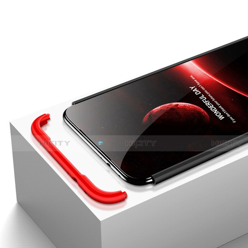 Handyhülle Hülle Kunststoff Schutzhülle Tasche Matt Vorder und Rückseite 360 Grad für Xiaomi Redmi Note 7 groß