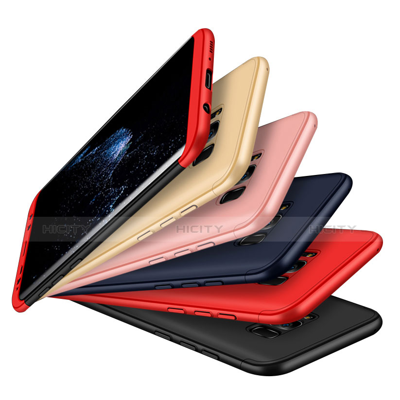 Handyhülle Hülle Kunststoff Schutzhülle Tasche Matt Vorder und Rückseite 360 Grad M01 für Samsung Galaxy S8 Plus groß