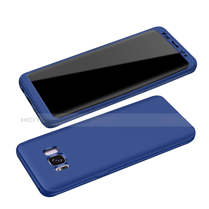 Handyhülle Hülle Kunststoff Schutzhülle Tasche Matt Vorder und Rückseite 360 Grad Q02 für Samsung Galaxy S8 Plus groß