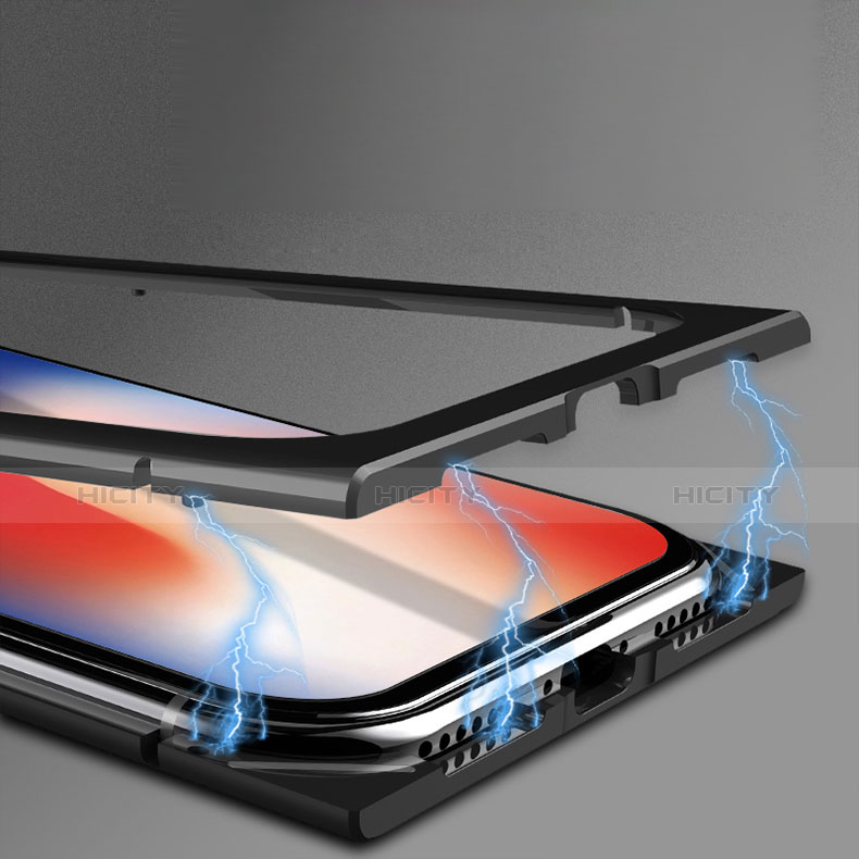 Handyhülle Hülle Kunststoff Schutzhülle Tasche Spiegel Matt Vorder und Rückseite 360 Grad für Apple iPhone Xs