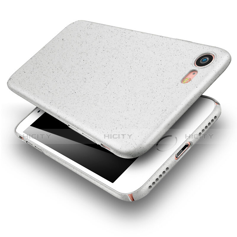 Handyhülle Hülle Kunststoff Schutzhülle Treibsand für Apple iPhone 7 Weiß
