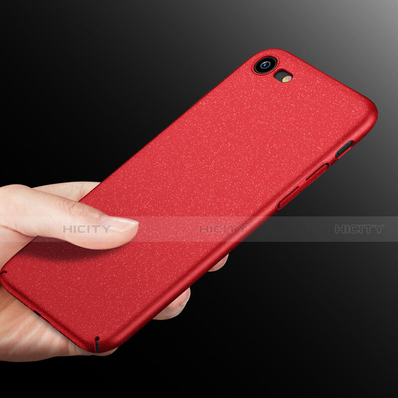 Handyhülle Hülle Kunststoff Schutzhülle Treibsand für Apple iPhone SE (2020) Rot