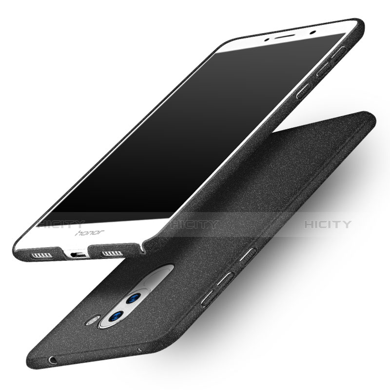 Handyhülle Hülle Kunststoff Schutzhülle Treibsand für Huawei Mate 9 Lite Schwarz