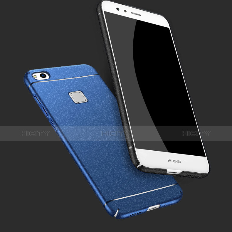 Handyhülle Hülle Kunststoff Schutzhülle Treibsand für Huawei P10 Lite Blau