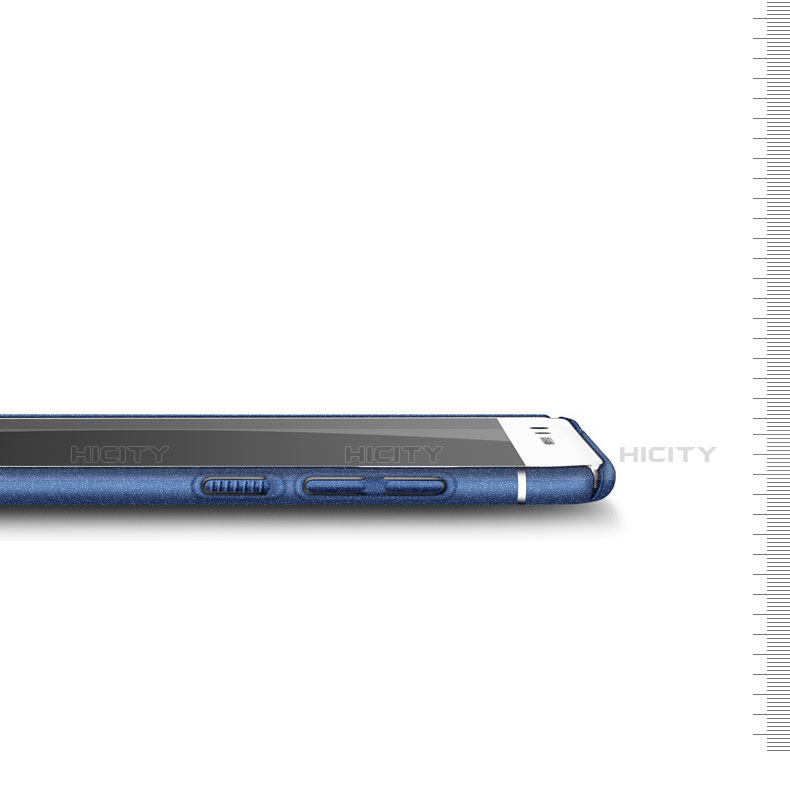 Handyhülle Hülle Kunststoff Schutzhülle Treibsand für Huawei P10 Lite Blau