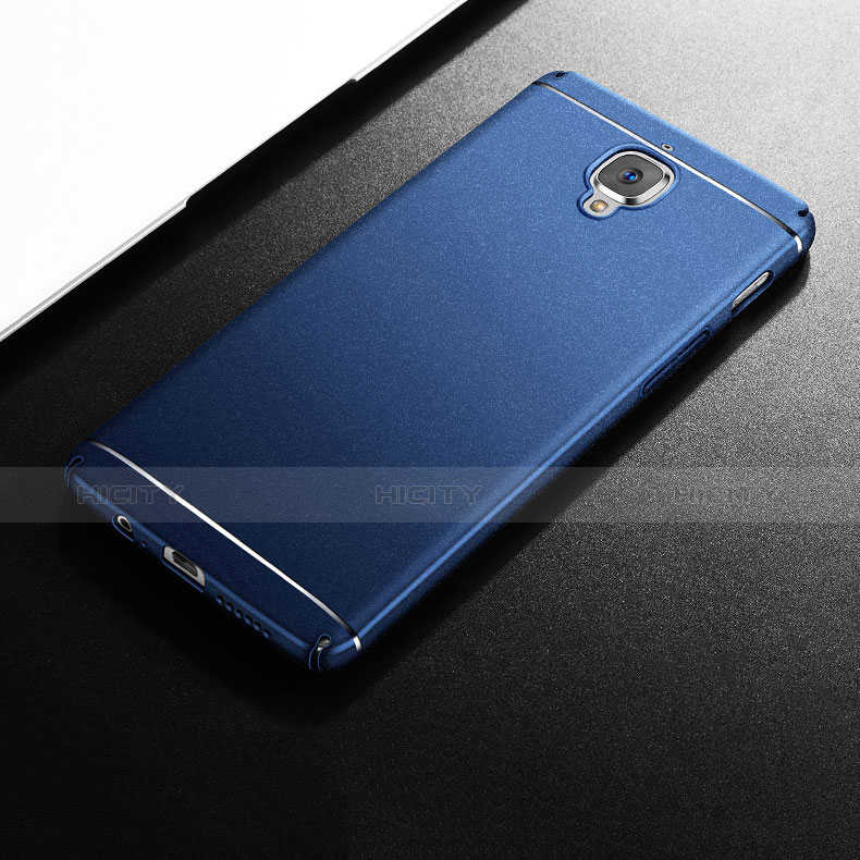 Handyhülle Hülle Kunststoff Schutzhülle Treibsand für OnePlus 3T Blau groß