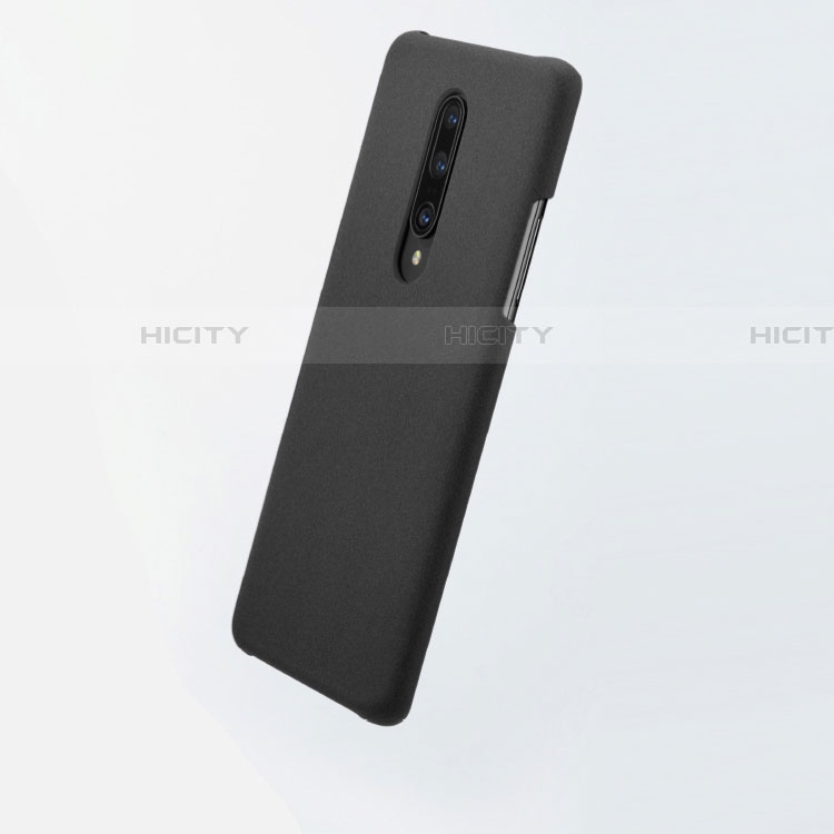 Handyhülle Hülle Kunststoff Schutzhülle Treibsand für OnePlus 7 Pro Schwarz groß