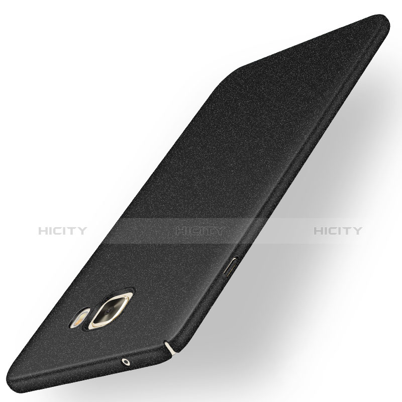 Handyhülle Hülle Kunststoff Schutzhülle Treibsand für Samsung Galaxy C9 Pro C9000 Schwarz Plus