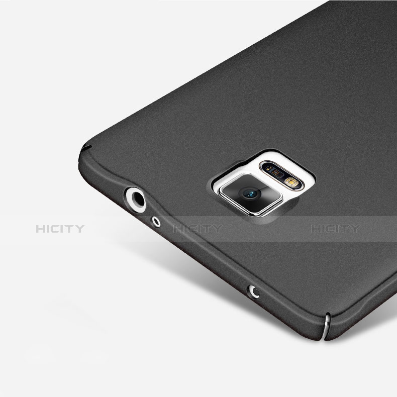 Handyhülle Hülle Kunststoff Schutzhülle Treibsand für Samsung Galaxy Note 4 SM-N910F Schwarz groß