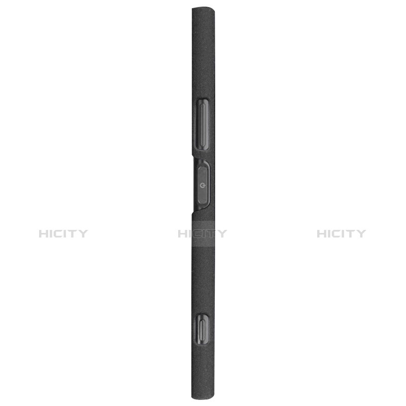 Handyhülle Hülle Kunststoff Schutzhülle Treibsand für Sony Xperia XZ1 Schwarz groß
