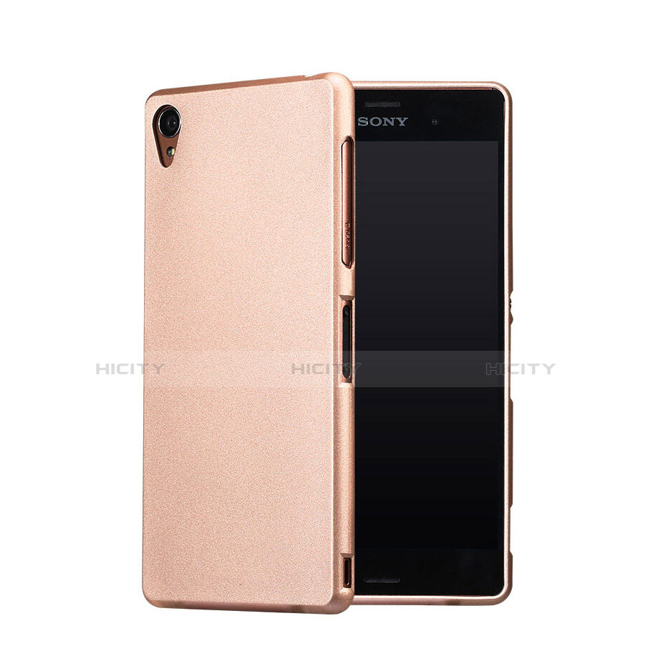 Handyhülle Hülle Kunststoff Schutzhülle Treibsand für Sony Xperia Z3 Gold