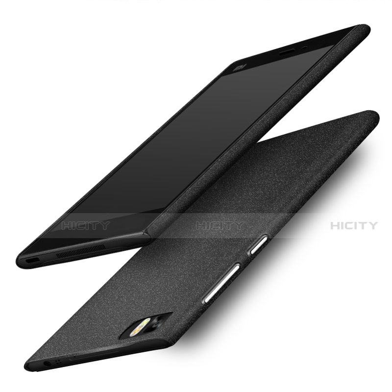 Handyhülle Hülle Kunststoff Schutzhülle Treibsand für Xiaomi Mi 3 Schwarz
